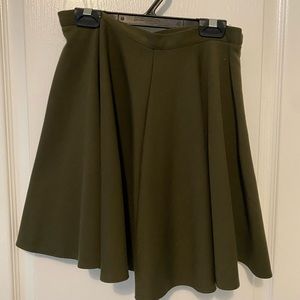 Top shop olive green skirt